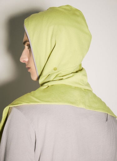 Ohne Hooded Scarf Kiko Kostadinov Ohne Hooded Scarf Yellow kko0158009
