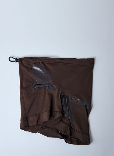 Alec K-Dart Gaiter Scarf Kiko Kostadinov Alec K-Dart Gaiter Scarf Brown kko0160015