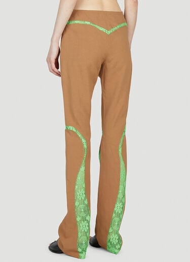 Dana Panel Pants Kiko Kostadinov Dana Panel Pants Brown kko0252002