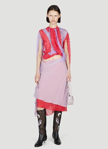 Mirka Layered Skirt Kiko Kostadinov Mirka Layered Skirt Pink kko0252007