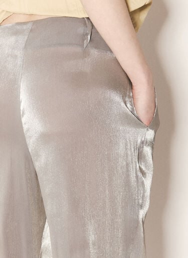 Orpheus Metallic Pants Kiko Kostadinov Orpheus Metallic Pants Silver kko0256002