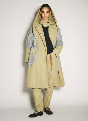 Herne Hooded Trench Coat Kiko Kostadinov Herne Hooded Trench Coat Khaki kko0258004