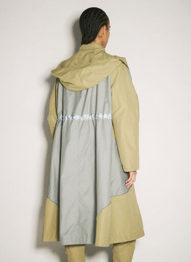 Herne Hooded Trench Coat Kiko Kostadinov Herne Hooded Trench Coat Khaki kko0258004