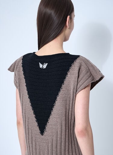 Dakota Knit Dress Kiko Kostadinov Dakota Knit Dress Brown kko0260007