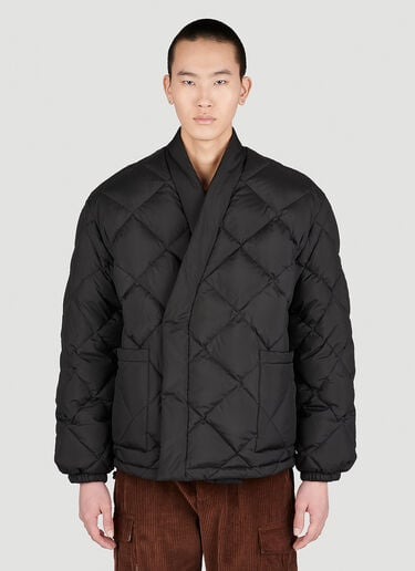 Kenzo Kimono Puffer Jacket Black knz0154015
