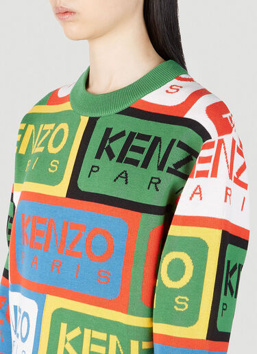 Kenzo Logo Sweater Green knz0252038