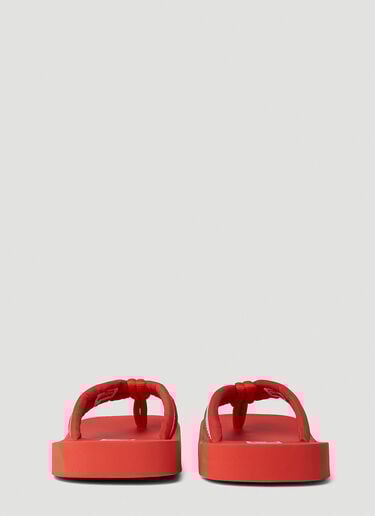 Logo Patch Flip Flops Kenzo Logo Patch Flip Flops Red knz0252048