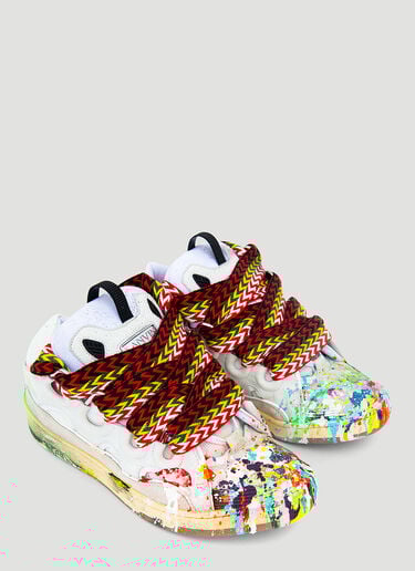 Splatter Curb Sneakers Lanvin X Gallery Dept. Splatter Curb Sneakers White lag0146017