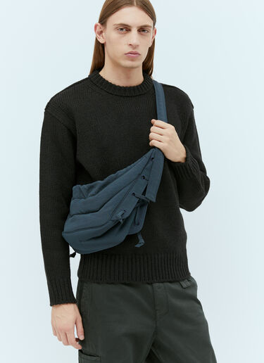 Lemaire Small Soft Game Shoulder Bag Blue lem0154019