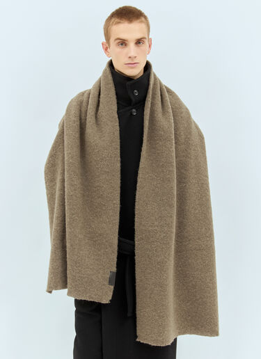 Maxi Fluffy Scarf Lemaire Maxi Fluffy Scarf Khaki lem0158012