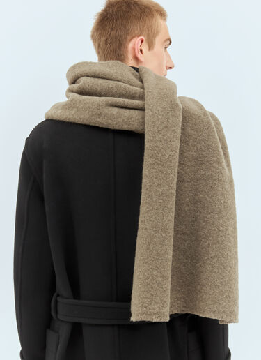 Maxi Fluffy Scarf Lemaire Maxi Fluffy Scarf Khaki lem0158012