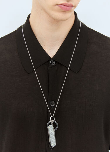 ミニスイスナイフネックレス Lemaire ミニスイスナイフネックレス シルバー lem0158018