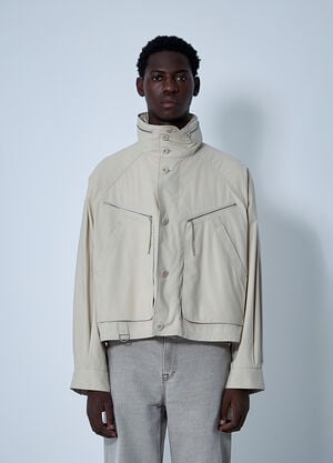 Lemaire Parachute Blouson Jacket Beige lem0160001