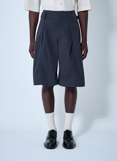 Lemaire プリーツバミューダショートパンツ グレー lem0160008
