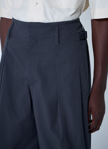 Lemaire プリーツバミューダショートパンツ グレー lem0160008