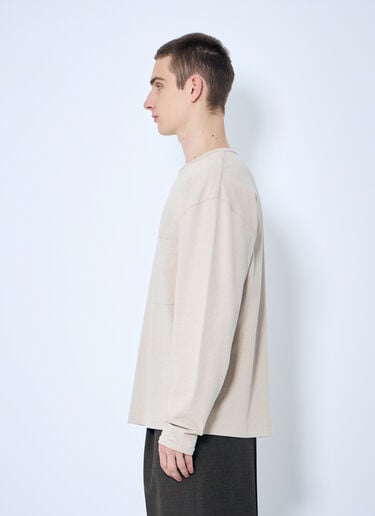 Lemaire ボクシーTシャツ  ベージュ lem0160011