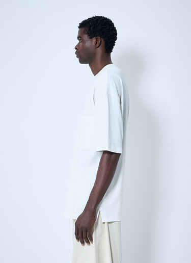 Lemaire 박시 티셔츠  화이트 lem0160012