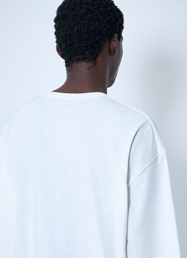 Lemaire 박시 티셔츠  화이트 lem0160012