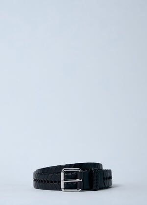 Lemaire 땋은 벨트  블랙 lem0160018