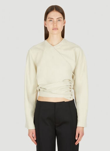 Lemaire Wrap Top Cream lem0250006