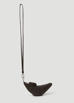 Lemaire Croissant Coin Pouch Dark Brown lem0252013