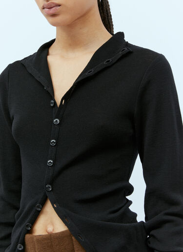 심리스 카디건 Lemaire 심리스 카디건 블랙 lem0254013