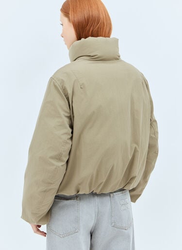 Short Puffer Jacket Lemaire Short Puffer Jacket Khaki lem0258005