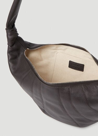 Lemaire Medium Croissant Crossbody Bag Brown lem0354001