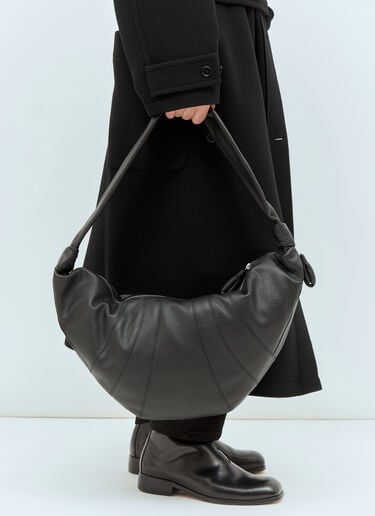 Lemaire ラージ Croissant クロスボディバッグ ブラック lem0358001
