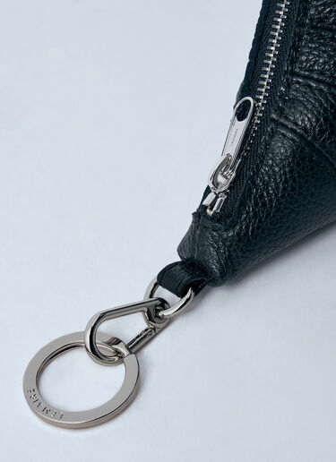 Lemaire ミニ Croissant キーリング ブラック lem0360002