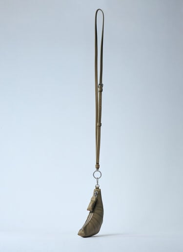 Croissant Coin Pouch Crossbody Bag Lemaire Croissant Coin Pouch Crossbody Bag Khaki lem0360005