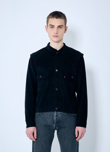 Levi's x Undercover Pinnacle 灯芯绒卡车司机夹克  黑色 leu0160002