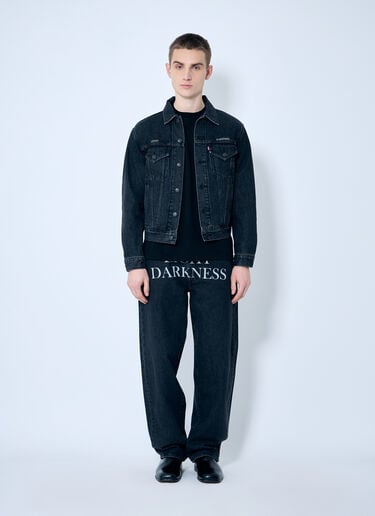 Levi's x Undercover 로고 프린트 티셔츠  블랙 leu0160009