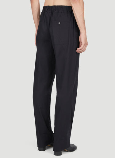 伸縮性のあるウエストバンド付きパンツスーツ Lanvin 伸縮性のあるウエストバンド付きパンツスーツ ブラック lnv0153003