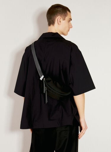 スモールカーブベルトバッグ Lanvin スモールカーブベルトバッグ ブラック lnv0155018