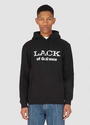 Lack of Guidance Alessandro Hooded Sweatshirt Black log0146006