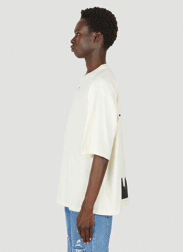 Logo Print Graphic T-Shirt Lourdes Logo Print Graphic T-Shirt Cream lou0149005
