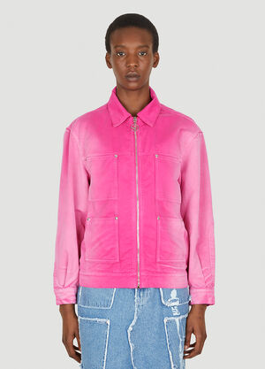 Lourdes Trucker Jacket Pink lou0249001
