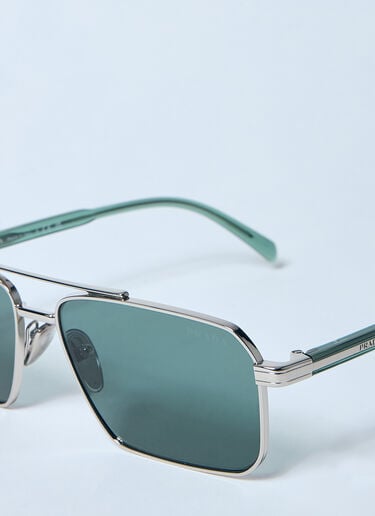 A57S Aviator Sunglasses Prada A57S Aviator Sunglasses Green lpr0157004
