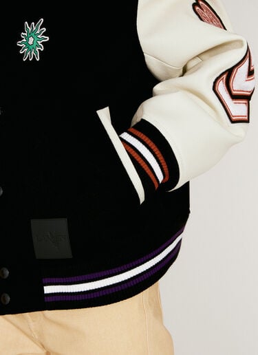 Varsity Jacket With Leather Sleeves Lanvin x Future Varsity Jacket With Leather Sleeves Black lvf0157002