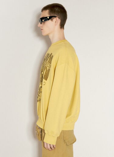 Lanvin x Future 徽标印花运动衫  黄色 lvf0157007