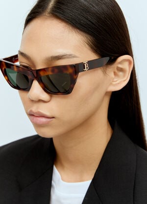 Burberry Havana 猫眼形太阳镜 棕色 lxb0255004