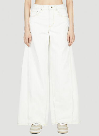 Moncler x Alicia Keys Wide Leg Pants White mak0251005