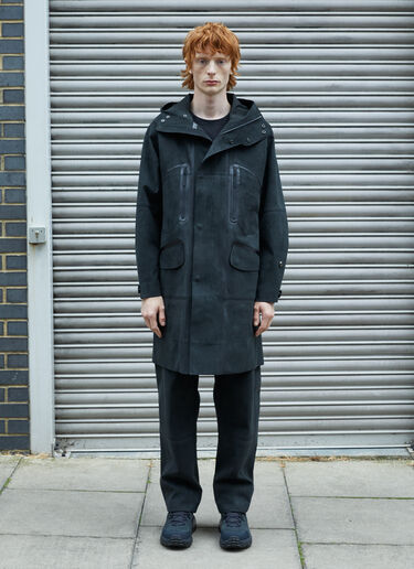 アルカンターラ® マッド パーカーコート Massimo Osti Studio アルカンターラ® マッド パーカーコート ブラック mao0158002