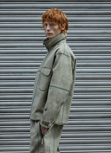 Massimo Osti Studio Alcantara® Pidgeon Jacket Khaki mao0158005