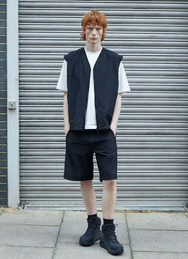 Massimo Osti Studio Elasticated Bermuda Shorts Black mao0158022