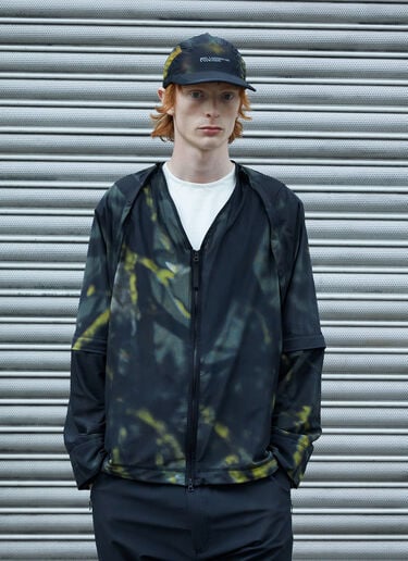Logo Print Baseball Cap Massimo Osti Studio Logo Print Baseball Cap Black mao0158023