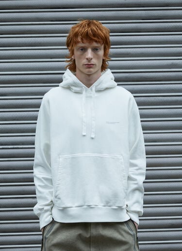 Massimo Osti Studio Logo Hooded Sweatshirt White mao0158033