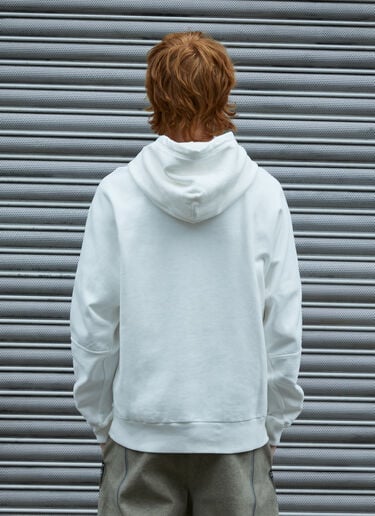Massimo Osti Studio Logo Hooded Sweatshirt White mao0158033