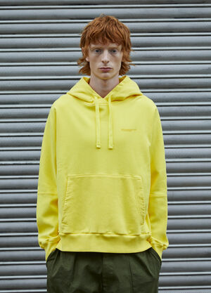 Massimo Osti Studio Logo Hooded Sweatshirt Yellow mao0158034